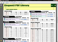 ElegantJ PDF Library screenshot